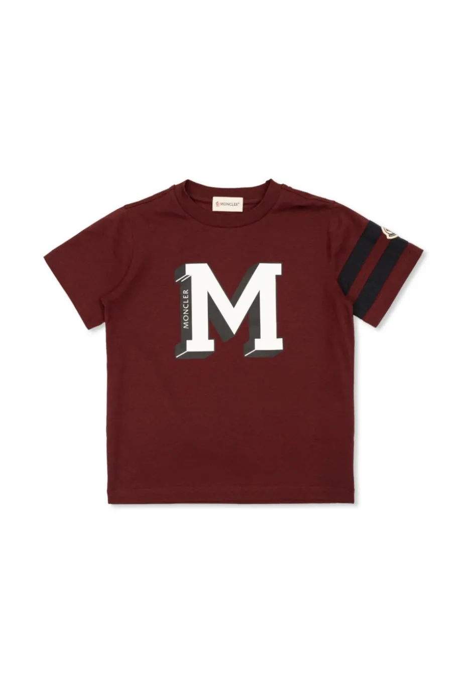 Moncler Enfant BORDO T-shirt z nadrukowanym logo
