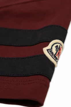 Moncler Enfant BORDO T-shirt z nadrukowanym logo