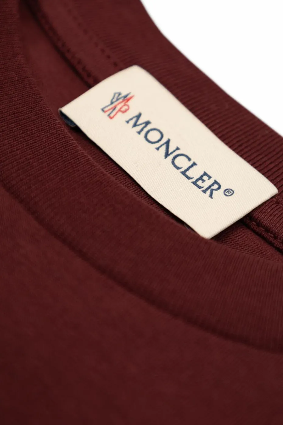 Moncler Enfant BORDO T-shirt z nadrukowanym logo