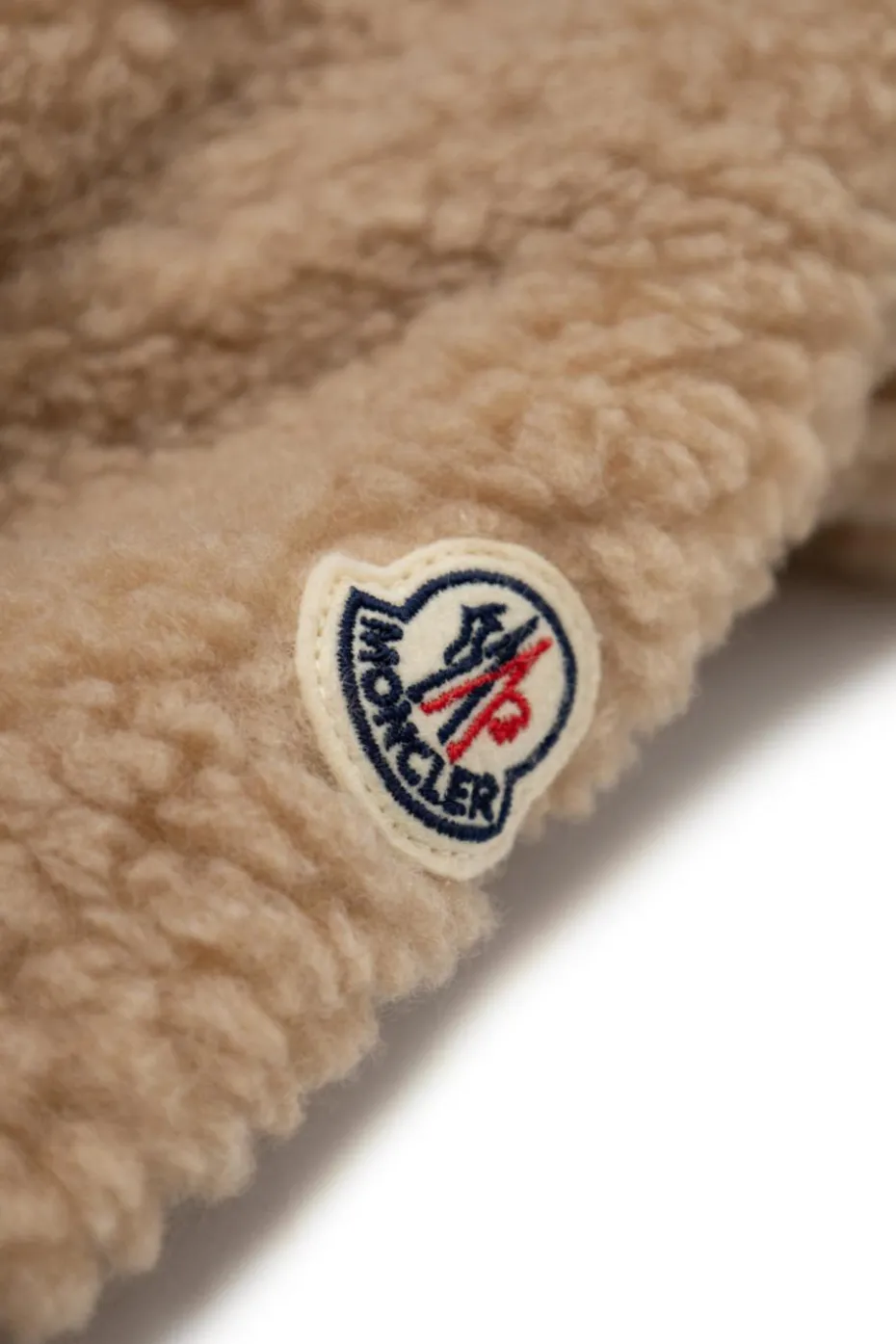 Moncler Enfant BRĄZOWY Bluza z kapturem