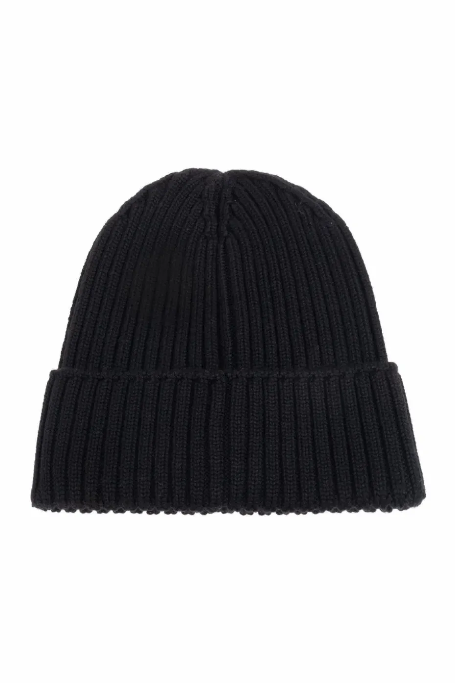 Moncler Enfant CZARNY Czapka z naszywką z logo
