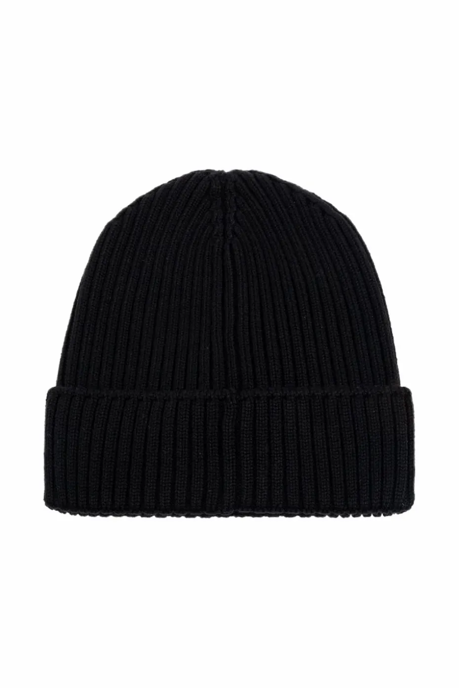 Moncler Enfant CZARNY Czapka z naszywką z logo