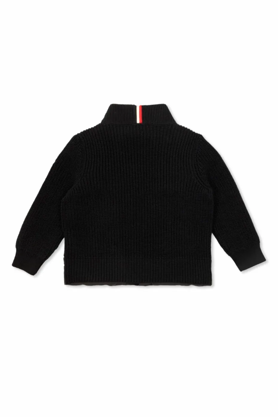 Moncler Enfant CZARNY Kardigan z pikowanym przodem