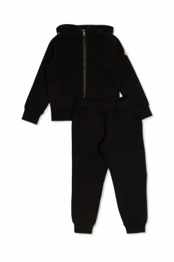 Moncler Enfant CZARNY Komplet: bluza i spodnie