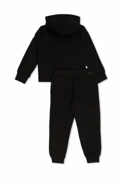 Moncler Enfant CZARNY Komplet: bluza i spodnie