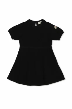 Moncler Enfant CZARNY Sukienka z połyskującymi cekinami