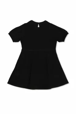 Moncler Enfant CZARNY Sukienka z połyskującymi cekinami