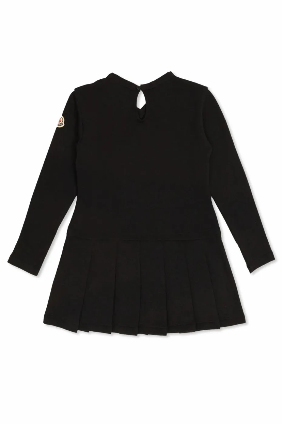Moncler Enfant CZARNY Sukienka z zaszewkami