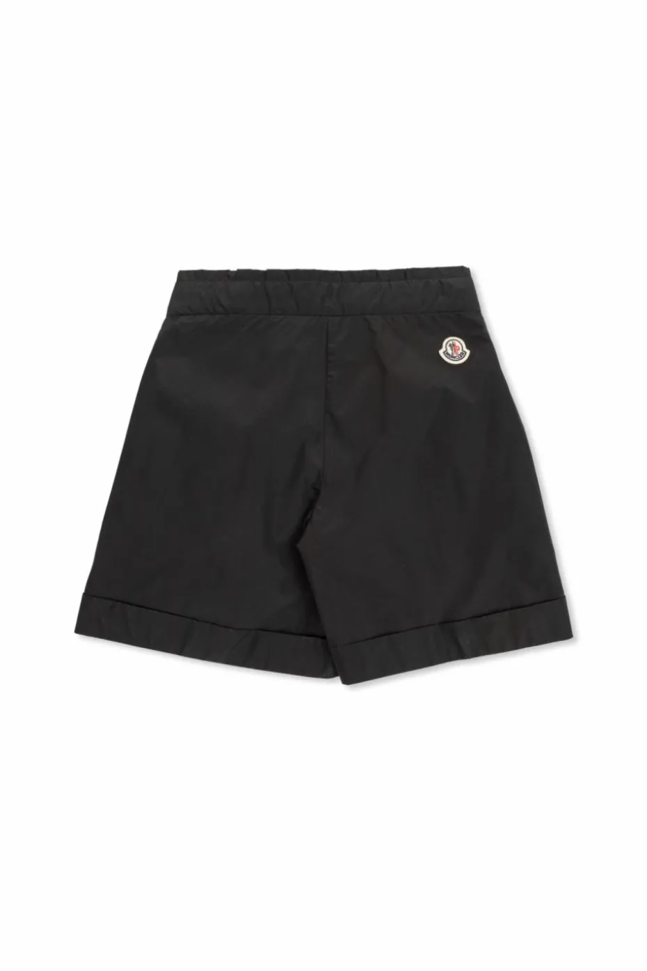 Moncler Enfant CZARNY Szorty z zawijanymi nogawkami