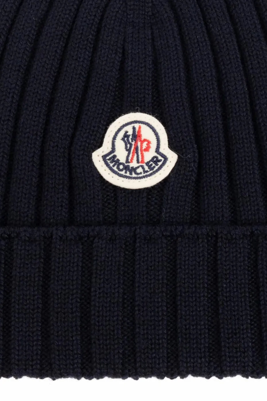 Moncler Enfant CZARNY Wełniana czapka
