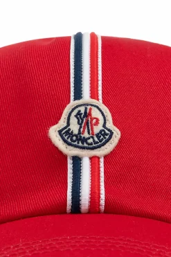 Moncler Enfant CZERWONY Czapka z daszkiem