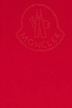 Moncler Enfant CZERWONY Wełniana sukienka
