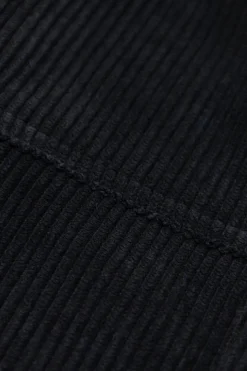 Moncler Enfant GRANATOWY Sztruksowe spodnie
