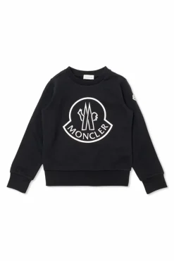 Moncler Enfant GRANATOWY Bluza z logo