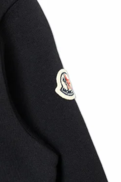 Moncler Enfant GRANATOWY Bluza z logo