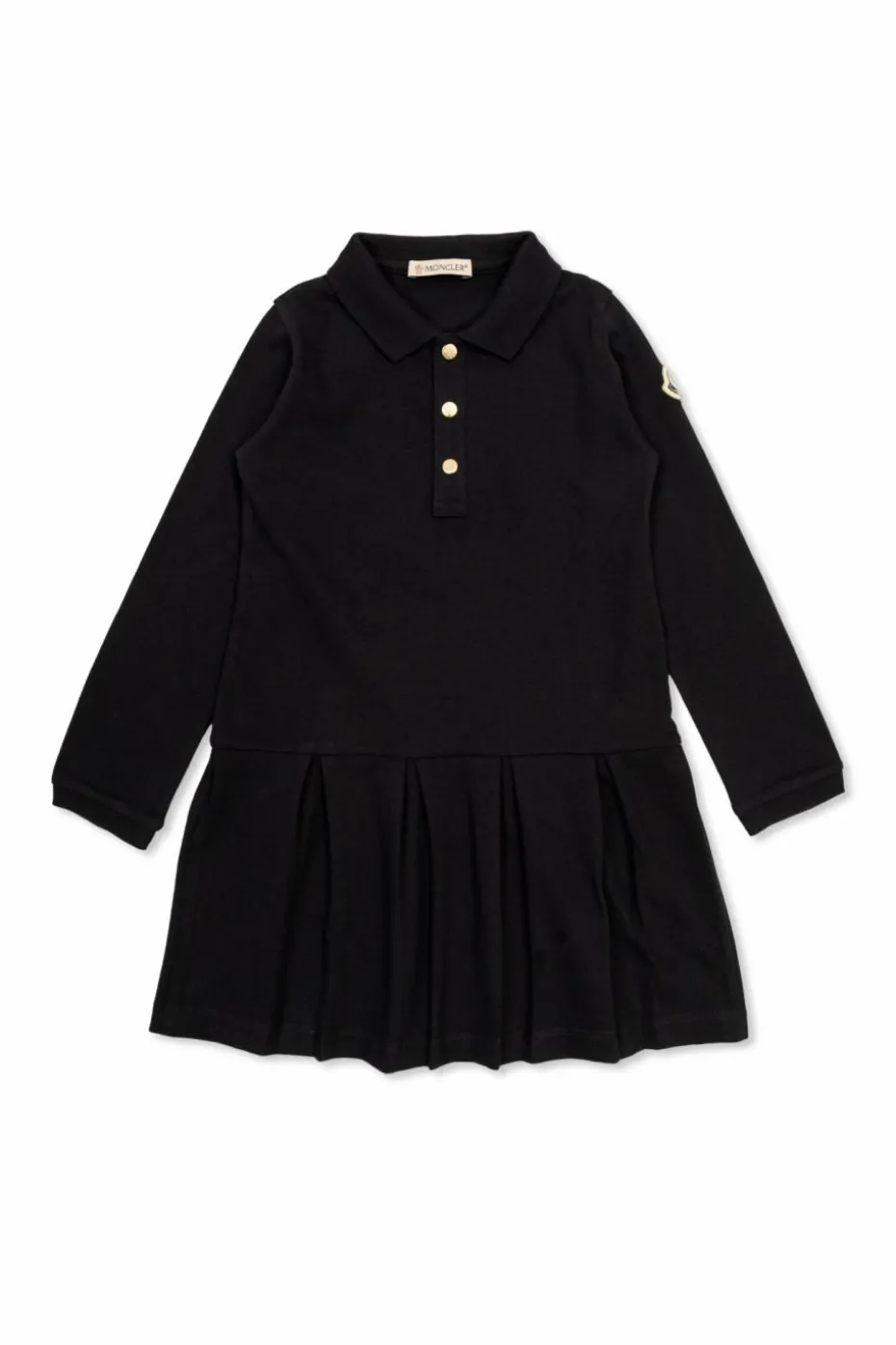 Moncler Enfant GRANATOWY Sukienka z kołnierzem typu polo
