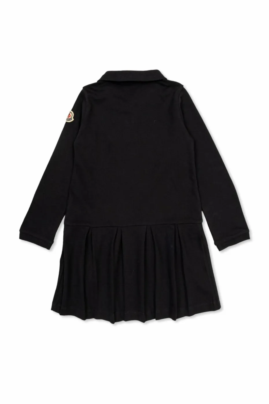 Moncler Enfant GRANATOWY Sukienka z kołnierzem typu polo