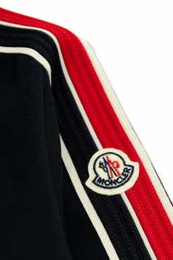 Moncler Enfant GRANATOWY Bluza z logo