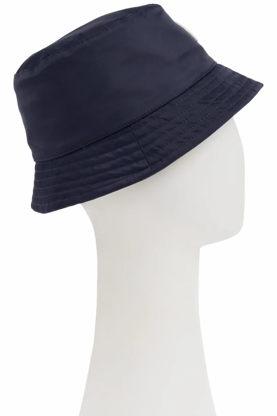 Moncler Enfant GRANATOWY Kapelusz z naszywką z logo