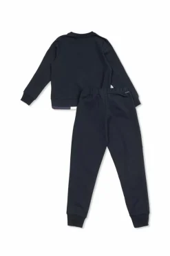 Moncler Enfant GRANATOWY Komplet: bluza i spodnie dresowe