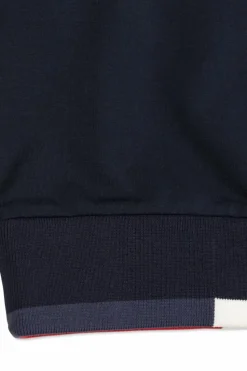 Moncler Enfant GRANATOWY Komplet: bluza i spodnie dresowe
