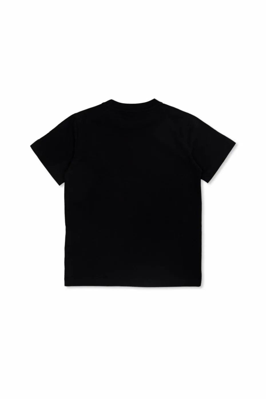 Moncler Enfant GRANATOWY T-shirt z logo