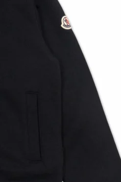Moncler Enfant GRANATOWY Bluza z kapturem