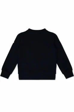 Moncler Enfant GRANATOWY Bluza z logo