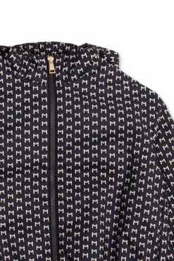 Moncler Enfant GRANATOWY Przeciwdeszczowa kurtka ‘Adanna’