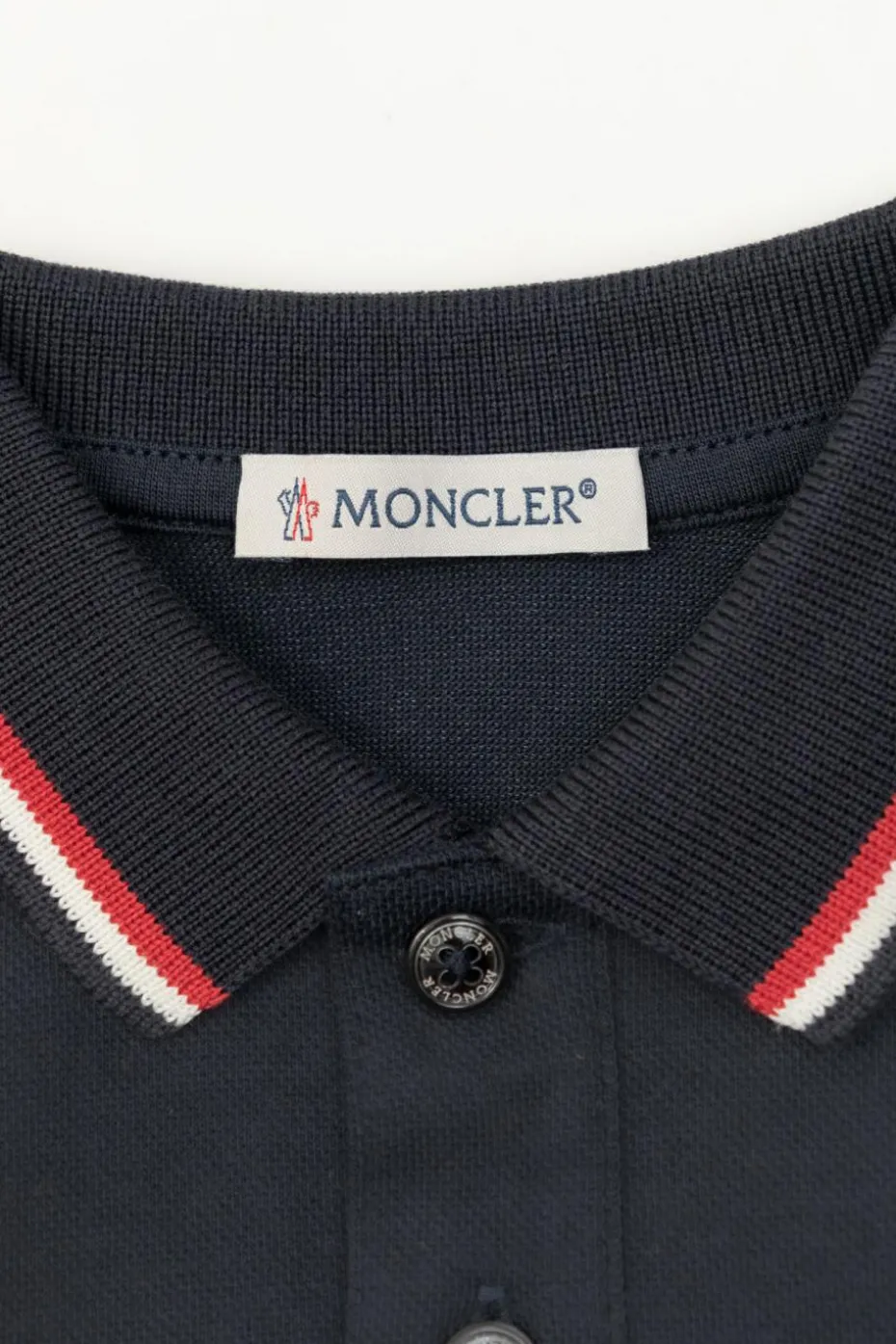 Moncler Enfant GRANATOWY Kombinezon z kołnierzem