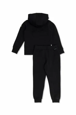 Moncler Enfant GRANATOWY Zestaw: bluza z kapturem i spodnie