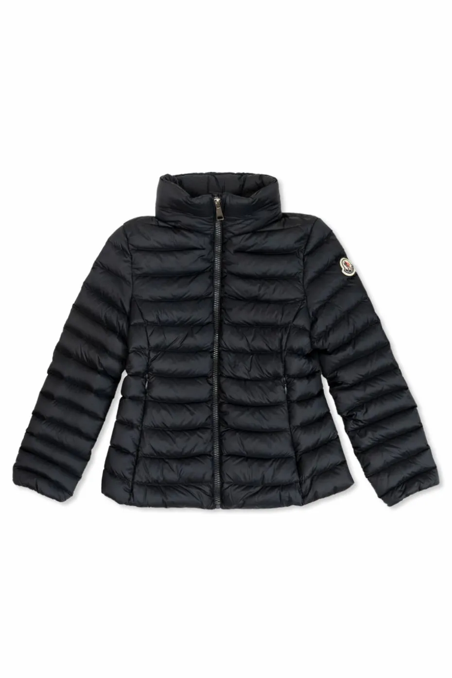 Moncler Enfant GRANATOWY Kurtka puchowa ze stójką