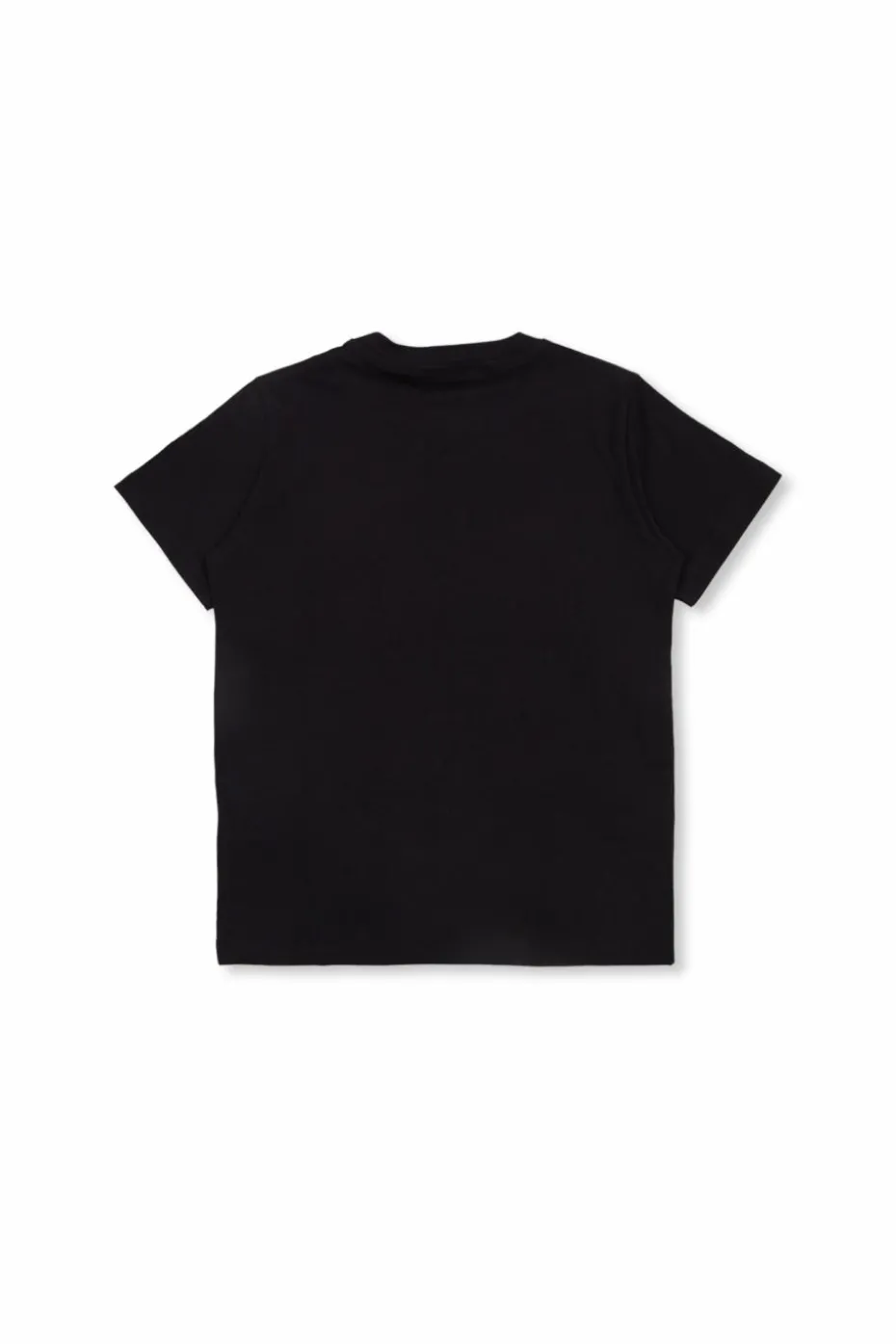 Moncler Enfant GRANATOWY T-shirt z nadrukowanym logo