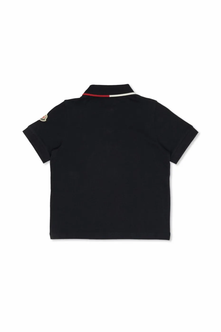 Moncler Enfant GRANATOWY Bawełniane polo