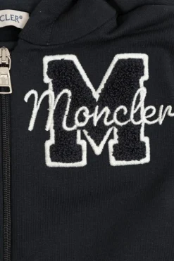 Moncler Enfant GRANATOWY Zestaw: bluza i spodnie
