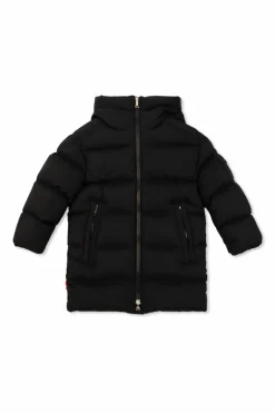 Moncler Enfant GRANATOWY Pikowana kurtka `Marat`