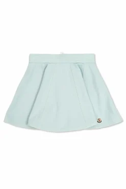 Moncler Enfant jasnoniebieski Spódnica z logo