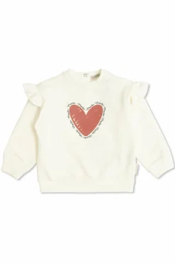 Moncler Enfant kremowy Bluza z nadrukiem