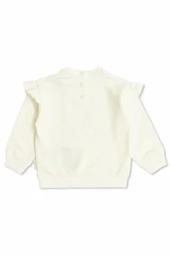 Moncler Enfant kremowy Bluza z nadrukiem