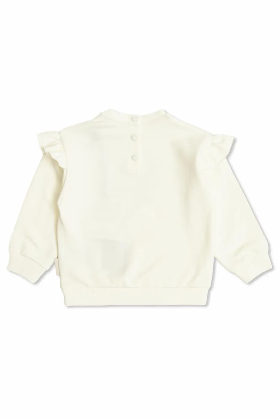 Moncler Enfant kremowy Bluza z nadrukiem