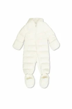 Moncler Enfant kremowy Kombinezon puchowy