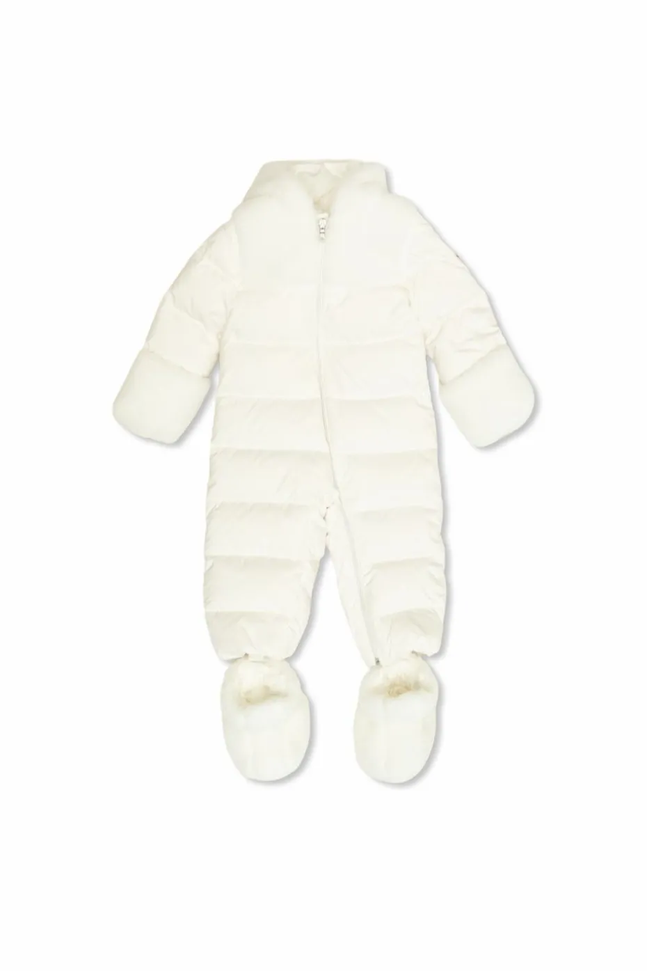 Moncler Enfant kremowy Kombinezon puchowy