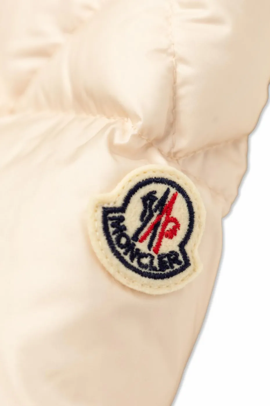 Moncler Enfant kremowy Kurtka puchowa `Sharon`