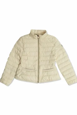 Moncler Enfant kremowy Kurtka puchowa `Dimase`