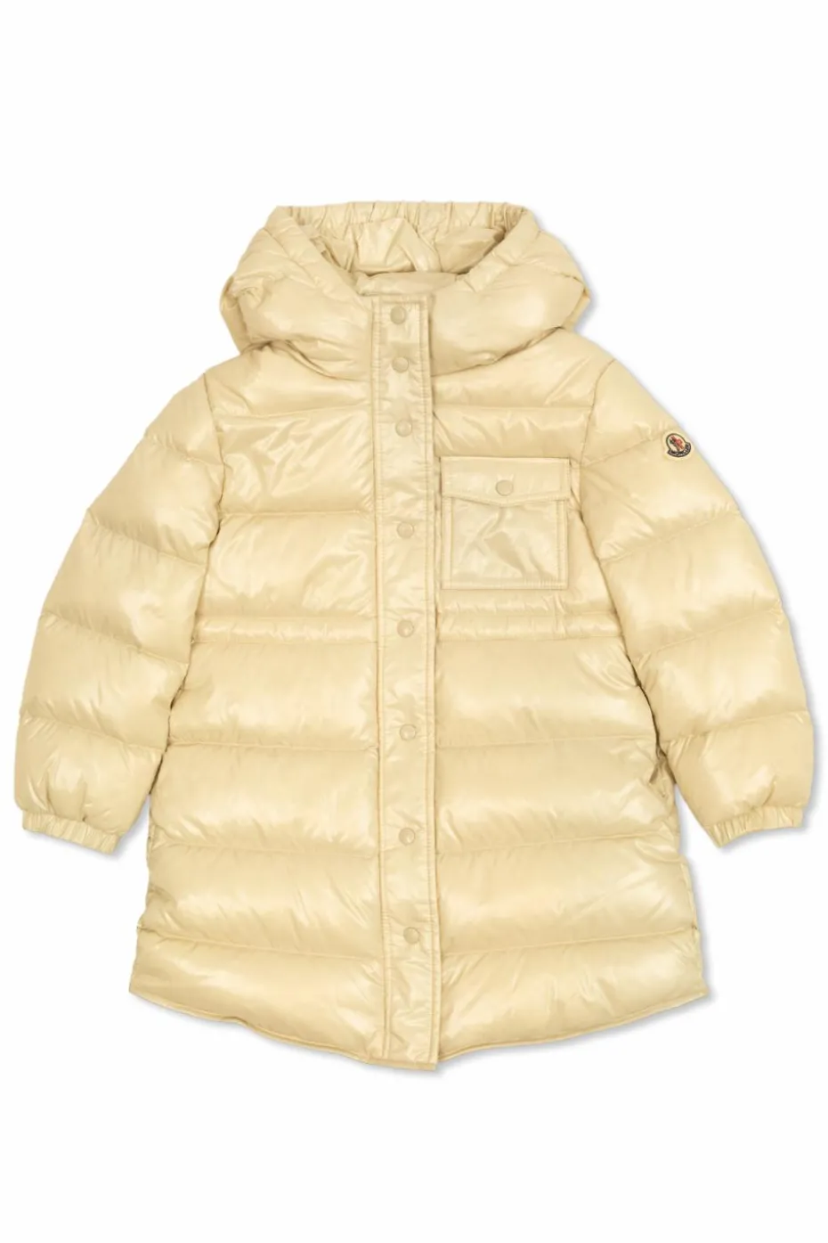 Moncler Enfant kremowy Kurtka puchowa `Dacca`