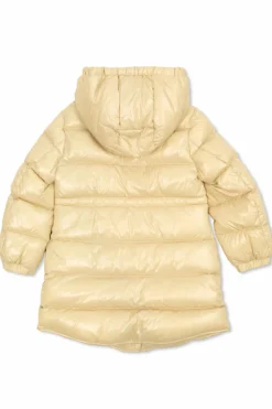 Moncler Enfant kremowy Kurtka puchowa `Dacca`