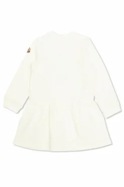 Moncler Enfant kremowy Sukienka z nadrukiem