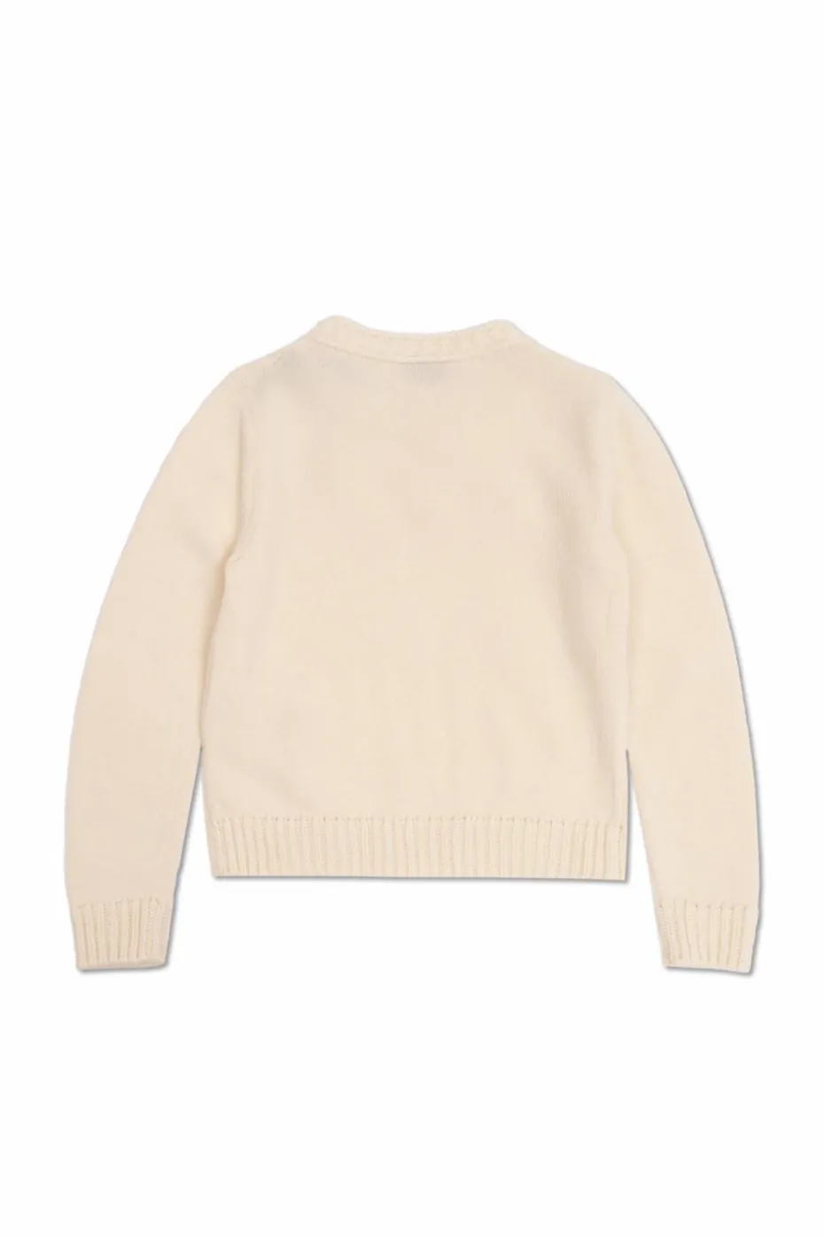 Moncler Enfant kremowy Sweter z logo