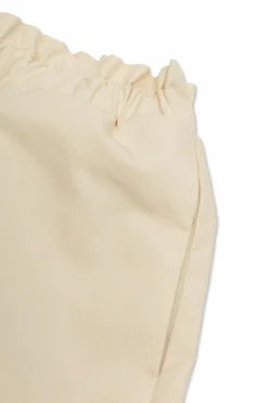 Moncler Enfant kremowy Szorty z logo