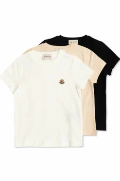 Moncler Enfant MULTIKOLOR Trójpak t-shirtów z logo